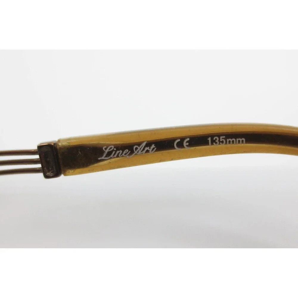 Charmant Line Art XL2002 Bronze Rimless Eyeglasses Frames 51-18-135 Japan Titan
